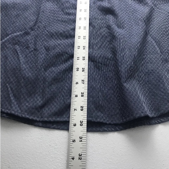 Louis Philippe Blue Long Sleeve Button Down Cotton Shirt 40 Cms - Picture 5 of 7